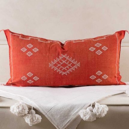 RED | CACTUS SILK CUSHION