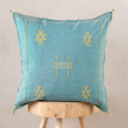 TURQOISE | CACTUS SILK PILLOW