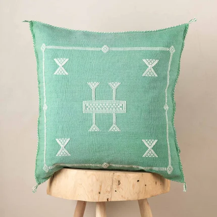 GREEN NATURAL | CACTUS SILK PILLOW