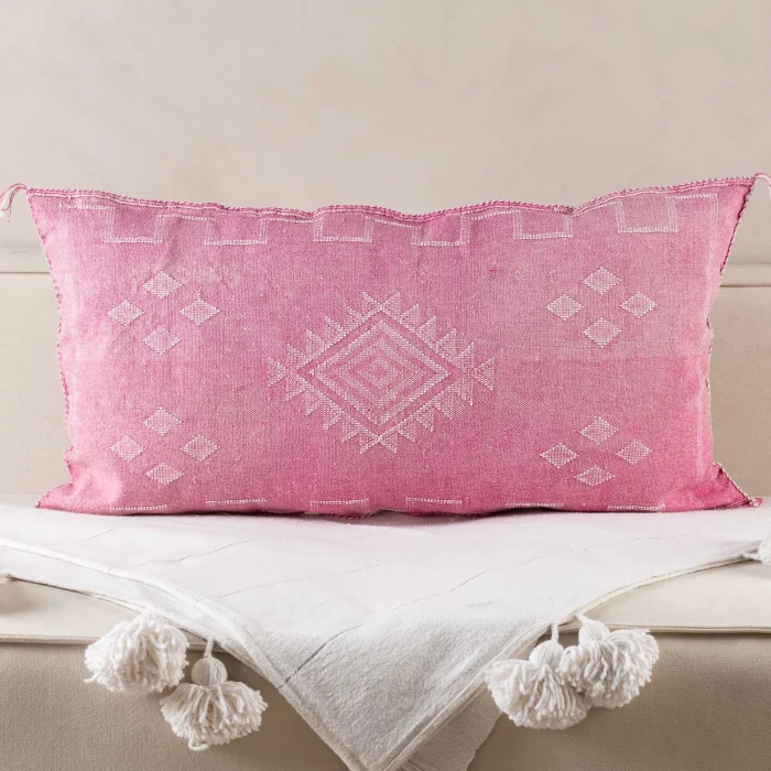 PINK | CACTUS SILK CUSHION