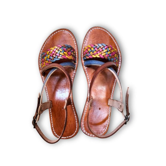 Moroccan Colors Leather Artisan Sandals