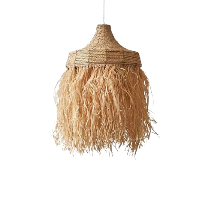 Raffia lamp – GLB-101200