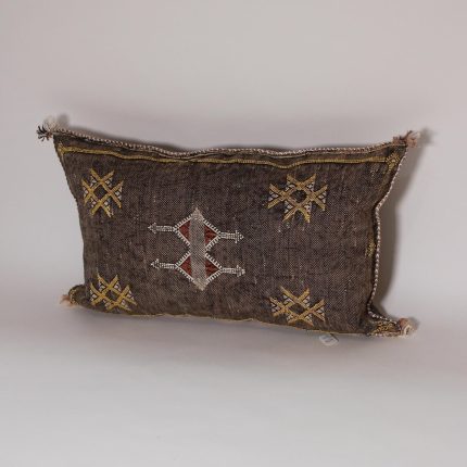 BROWN | SILK CACTUS CUSHION