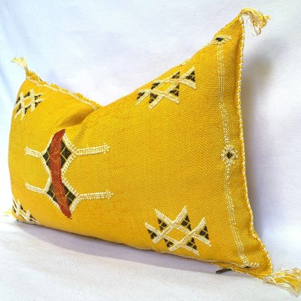 YELLOW | SILK CACTUS CUSHION