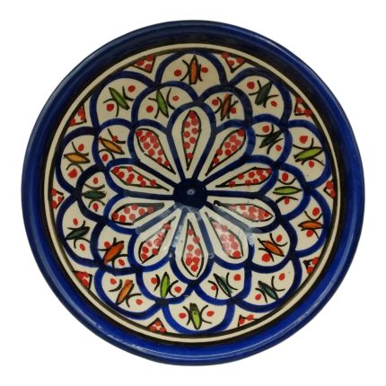 Bowl Plate Sauce Soup Ethnic Morocco Moroccan Ceramic Terracotta Diameter 15 cm