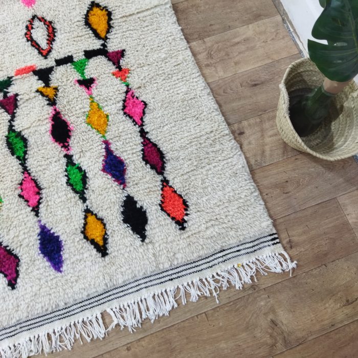 Beni Ourain Rug - Sakina | Authentic Moroccan Wool Rug for Boho Chic Decor