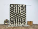 Beni Ourain Rug - Amel | Authentic Moroccan Wool Rug for Boho Chic Decor