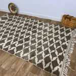 Beni Ourain Rug - Amel | Authentic Moroccan Wool Rug for Boho Chic Decor