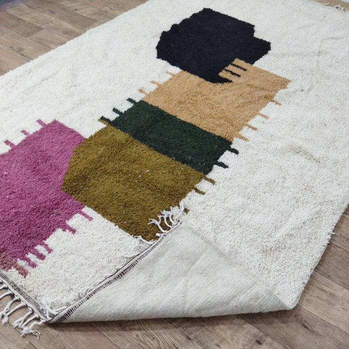 Beni Ourain Rug - Niyah | Authentic Moroccan Wool Rug for Boho Chic Decor