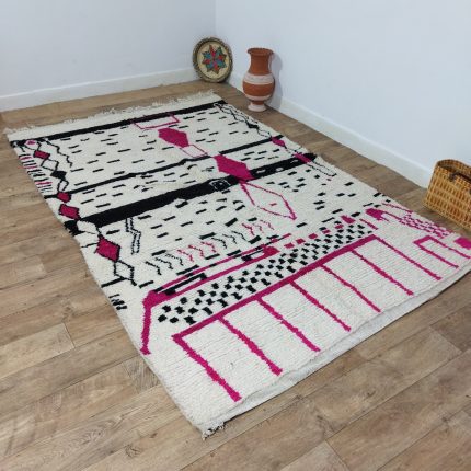 Beni Ourain Rug - Maria | Authentic Moroccan Wool Rug for Boho Chic Decor