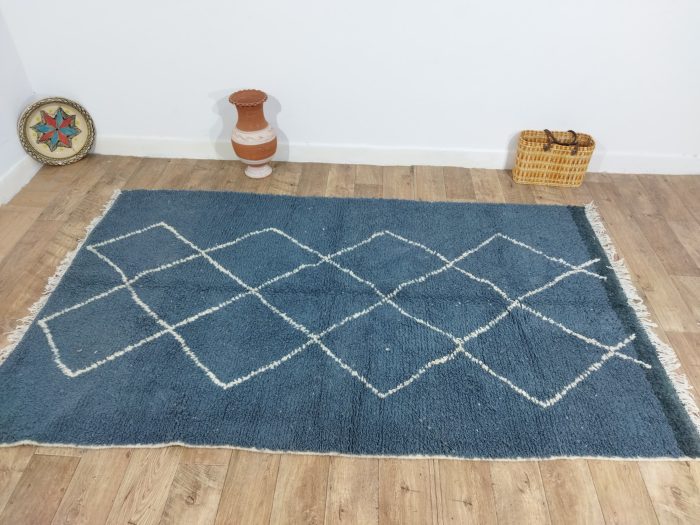 Beni Ourain Rug - Malak | Authentic Moroccan Wool Rug for Boho Chic Decor