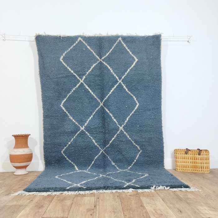 Beni Ourain Rug - Malak | Authentic Moroccan Wool Rug for Boho Chic Decor