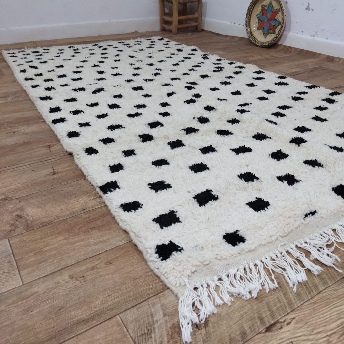 Beni Ourain Rug - Zahra | Authentic Moroccan Wool Rug for Boho Chic Decor