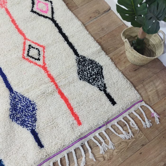 Beni Ourain Rug - Manar | Authentic Moroccan Wool Rug for Boho Chic Decor