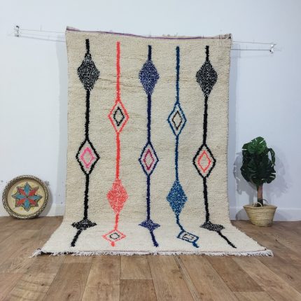 Beni Ourain Rug - Manar | Authentic Moroccan Wool Rug for Boho Chic Decor