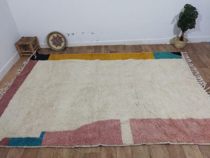 Beni Ourain Rug - Fatine | Authentic Moroccan Wool Rug for Boho Chic Decor